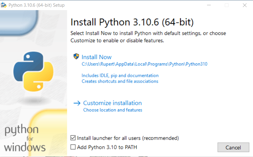 Installation Python 01