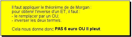 Test sur les expressions booléennes, explication 7