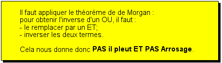 Test sur les expressions booléennes, explication 8